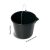 Vödör műanyag fekete kiöntővel 20l
