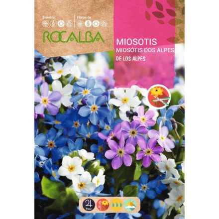 Nefelejcs virágmag színkeverék 1g