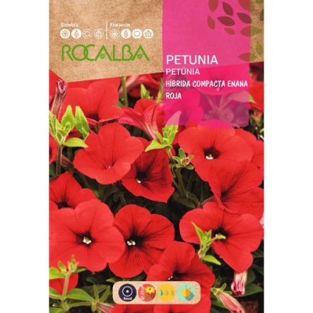 Petunia virágmag Piros 0,5g