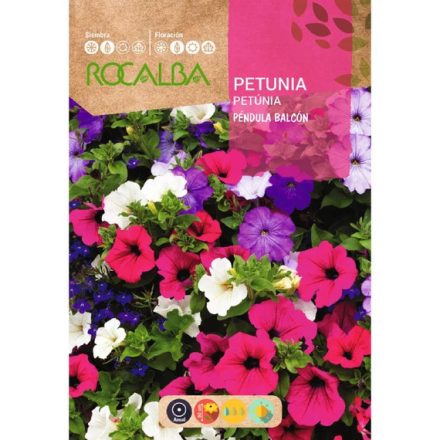 Petunia Balkon virágmag színkeverék 0,5g