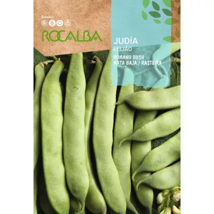 Zöldhüvelyű Bokorbab Romano Bush 50g