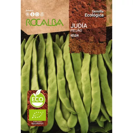 Zöldhüvelyű Karósbab Helda BIO minősítésű ECO vetőmag 15g