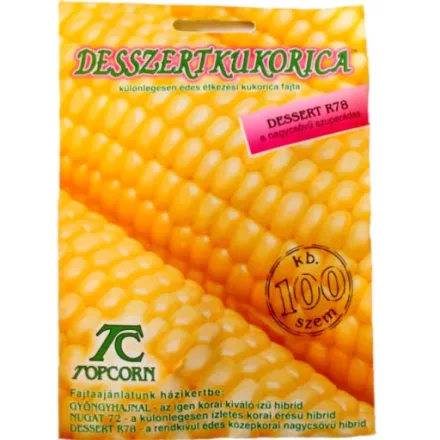 Csemegekukorica vetőmag Dessert R78 100 szem