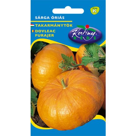 Takarmánytök mag  Sárga óriás virágmag 8g