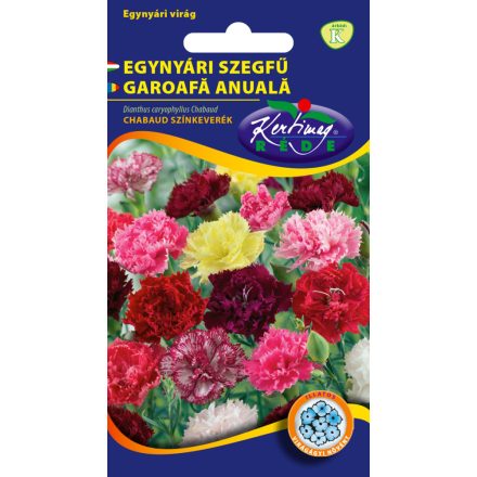 Szegfű virágmag Dianthus Chabaud színkeverék