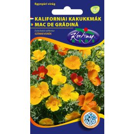   Kaliforniai Kakukkmák virágmag Egyszerű virágú színkeverék