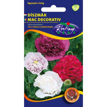Díszmák virágmag teltvirágú színkeverék