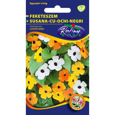 Feketeszem virágmag Thunbergia alata színkeverék