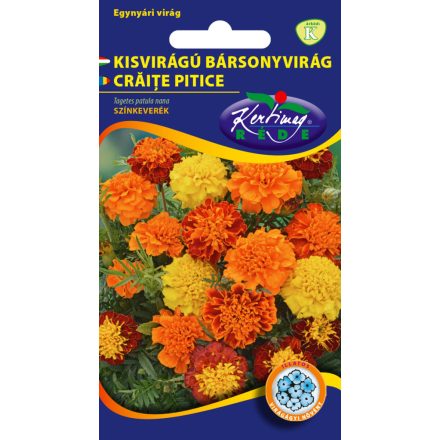 Bársonyvirág virágmag  kisvirágú színkeverék
