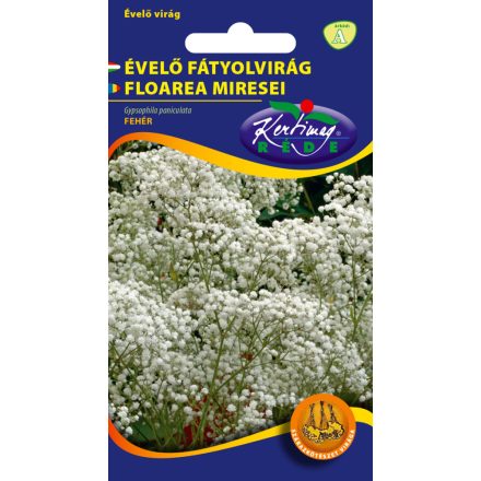 Évelő fátyolvirág virágmag gypsophilla paniculata fehér
