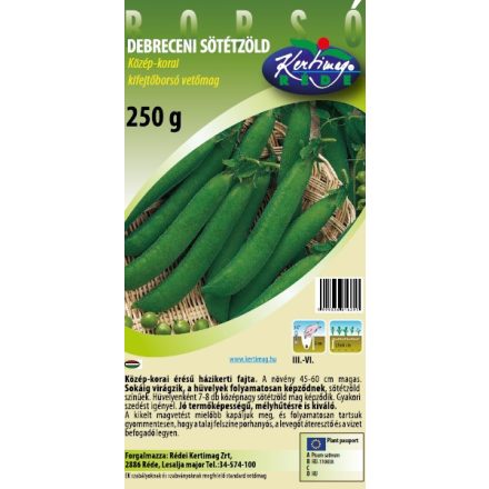 Kifejtőborsó Debreceni sötétzöld 250g