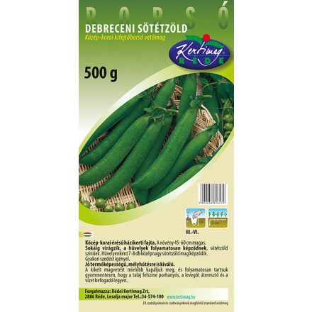 Kifejtőborsó Debreceni sötétzöld 500g