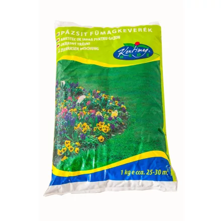 Pázsit zacskós Fűmag keverék  1kg