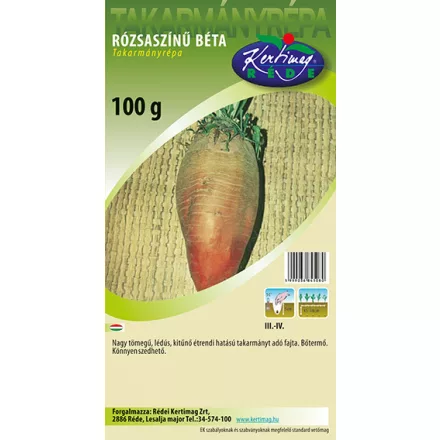 Takarmányrépa Rózsaszínű Béta vetőmag 100g
