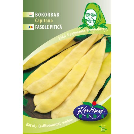 Sárgahüvelyű bokorbab Capitano (Kapitány) 50g