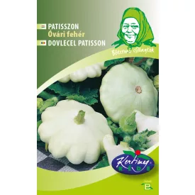Patisszon vetőmag Óvári fehér 6g