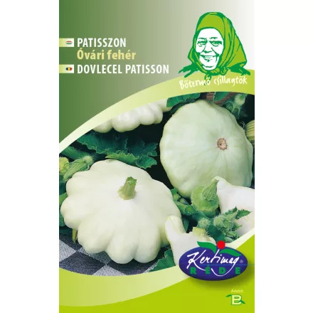Patisszon vetőmag Óvári fehér 6g