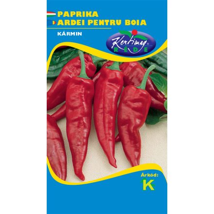 Fűszerpaprika mag  Kárminvörös NAGY kiszerelés 25g