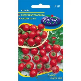 Cseresznyepaprika vetőmag Korál 5g NAGY kiszerelés 