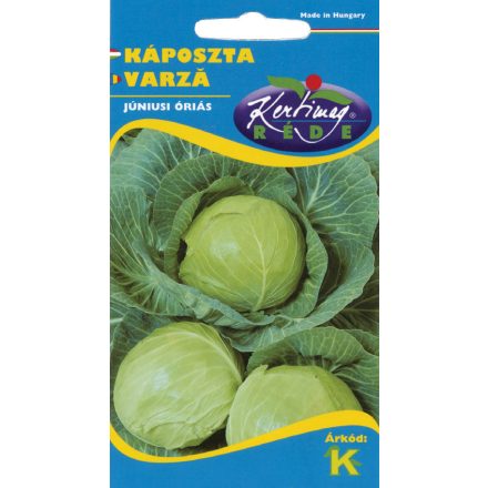 Fejeskáposzta mag  Júniusi óriás virágmag 50g NAGY kiszerelés 