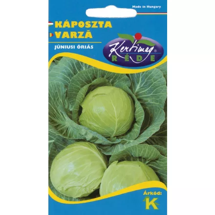 Fejeskáposzta vetőmag Júniusi óriás 50g NAGY kiszerelés 