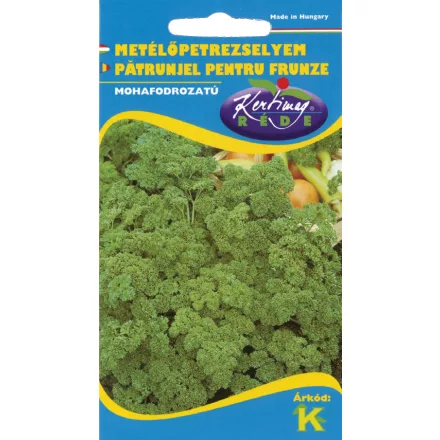 Metélőpetrezselyem vetőmag Mohafodrozatú NAGY kiszerelés 50g