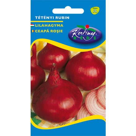 Lilahagyma mag Tétényi rubin NAGY Kiszerelés 50g