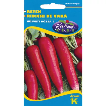 Nyári Retek vetőmag Húsvéti rózsa NAGY kiszerelés 50g