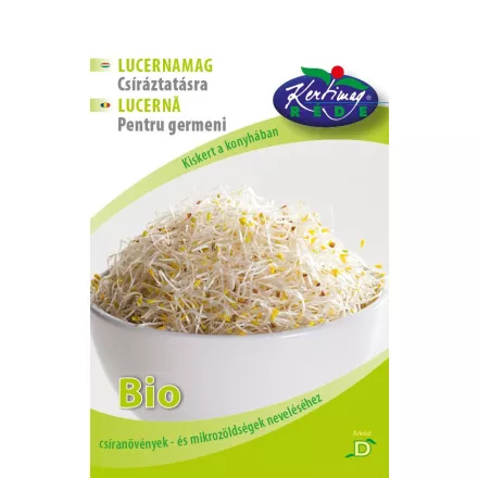 Lucerna csíráztatni való mag BIO Medicago sativa NAGY Kiszerelés 500g
