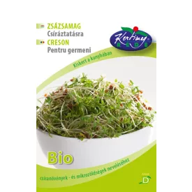   Zsázsa BIO csíráztatni való mag Lepidium sativum NAGY Kiszerelés 500g