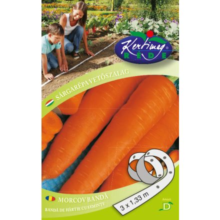 Sárgarépa mag  Flakker 2 vetőszalag 3x1,33m