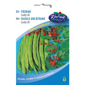 Karósbab Tűzbab pirosvirágú Lady di 10g
