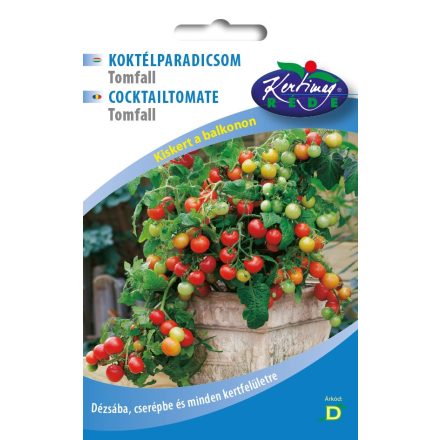 Koktélparadicsom mag  Tomfall törpe balkonba 0,3g