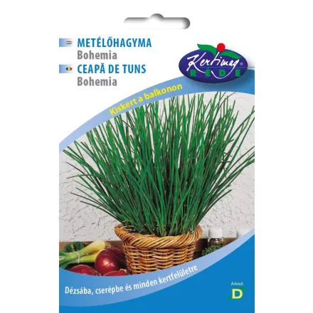 Metélőhagyma vetőmag Bohemia 3g