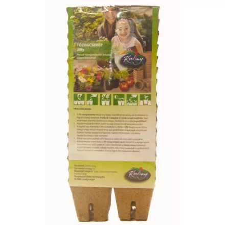 K-Jiffy tőzegcserép szögletes 30db 6cm