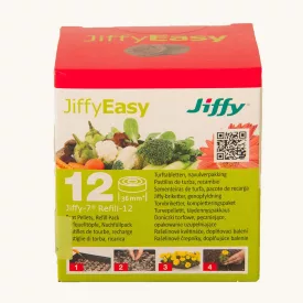 JIFFY tőzegpogácsa 12 db utántöltő (36 mm)