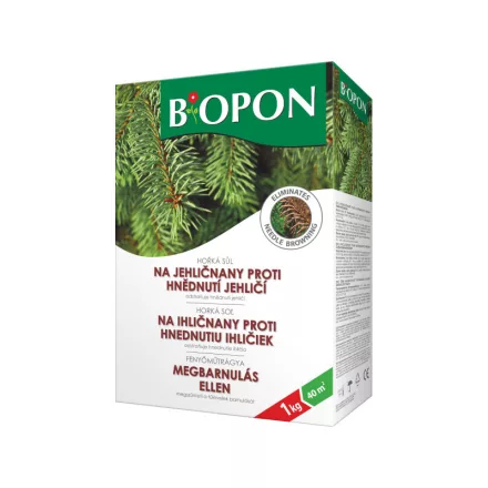 BIOPON műtrágya granulátum Tűlevelű - barnulás ellen 1kg