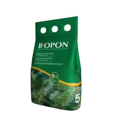 BIOPON műtrágya granulátum Tűlevelű - barnulás ellen 5kg