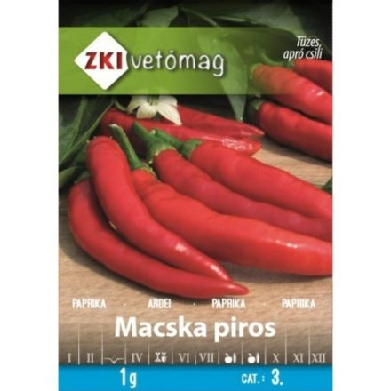 Paprika mag  Macska Piros 1g